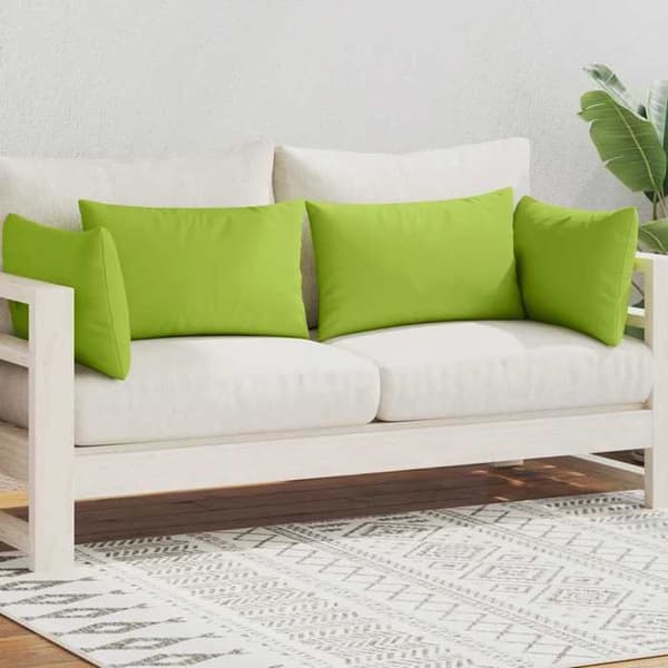 Maison Exclusive - Utomhus kuddar set om 4 60 x 40 cm Grön äpple Grönt äpple