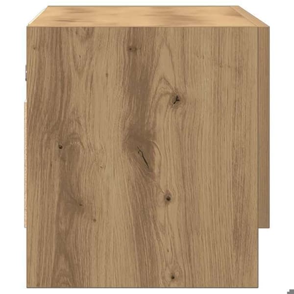 Maison Exclusive - Håndlavet egetræsskabe 70x32,5x35 cm ingeniørtræ