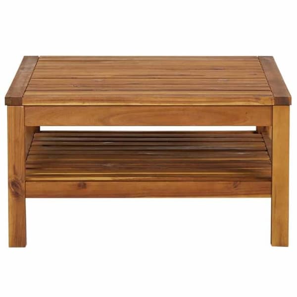 Maison Exclusive - Sofabord 65x65x35 cm Solid akacietræ