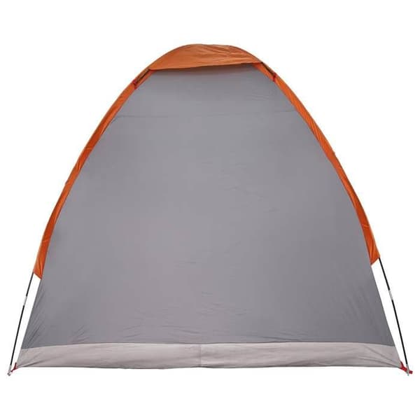 Maison Exclusive - Campingtelt til 2 personer Grå og orange Polyester og Stål