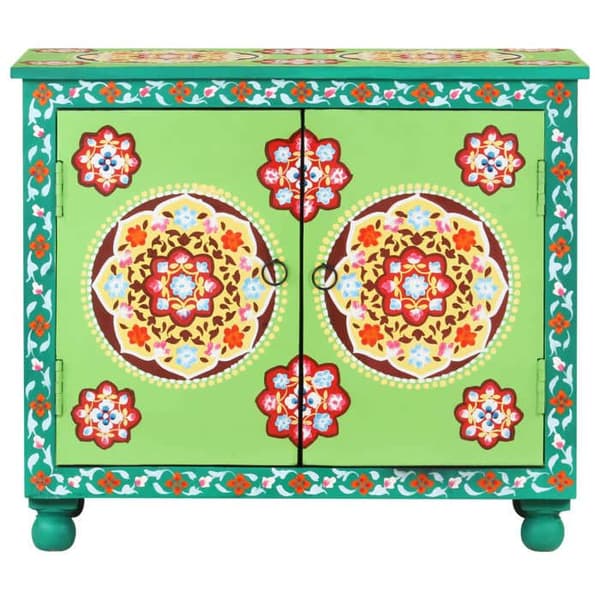 Maison Exclusive - Håndmalet multicolor buffet 70x35x60 cm mango træ