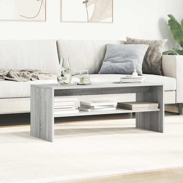 Maison Exclusive - TV-møbel Sonoma grå 100x40x40 cm Ingeniørtræ Sonoma grå
