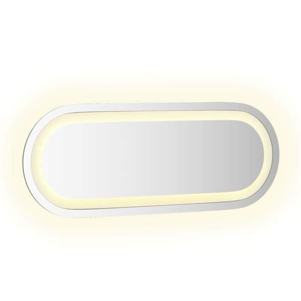 Maison Exclusive - LED-badrumsspegel 40x15 cm oval