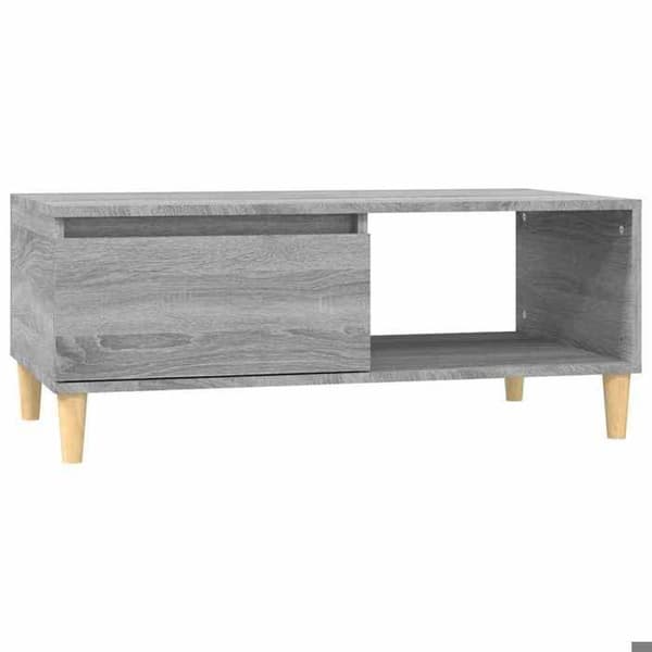 Maison Exclusive - Soffbord Sonoma grå 90x50x36,5 cm Ingenjörsträ