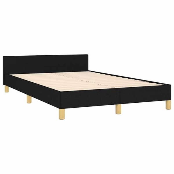 Maison Exclusive - Sengestel uden madras sort 120x200 cm stof