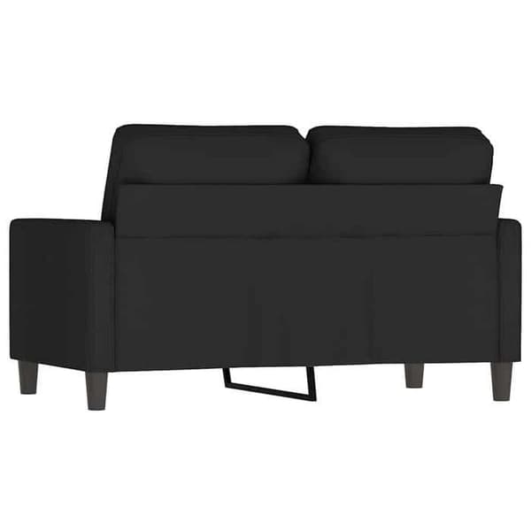 Maison Exclusive - Musta 2-paikkainen sohva 120 cm Sametti