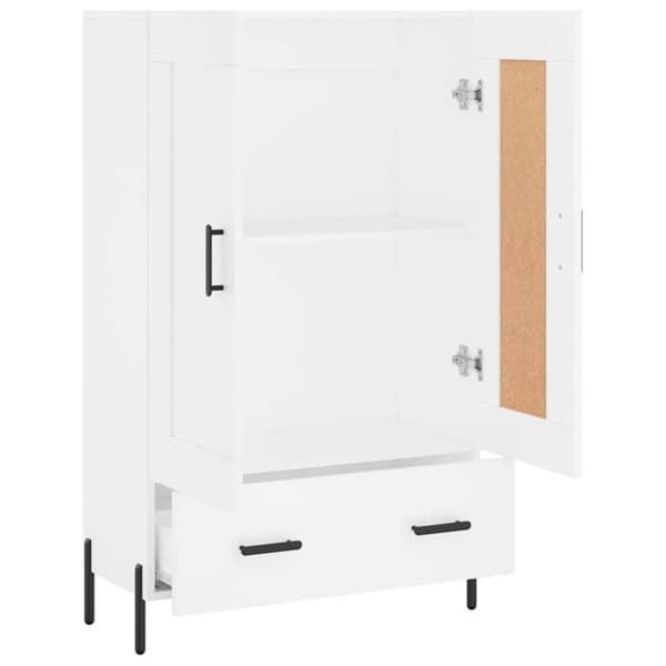Maison Exclusive - Buffé hög vit 69,5x31x115 cm ingenjörsträ