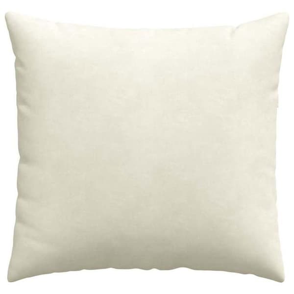 Soffkuddar - EXKLUSIV HEM - 45 x 45 cm - 2 stycken - Kordfluwel - Polyesterfyllning Grädde