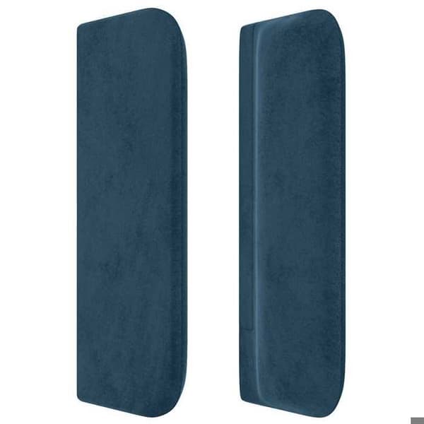 Maison Exclusive - Hovedgærde med ører Mørkeblå 93x16x78/88 cm Velour Mörkblå