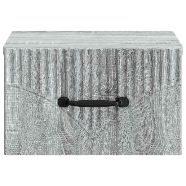 Maison Exclusive - Sonoma harmaa seinähyllyyöpyöre 34,5 x 33 x 20 cm