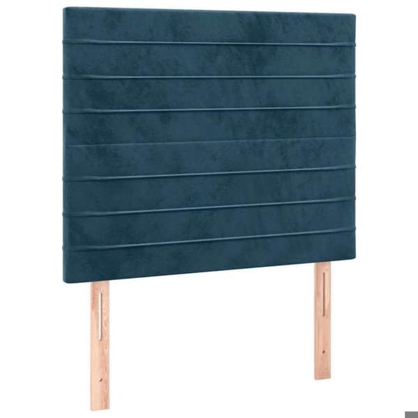 Maison Exclusive - Tummansininen pääty 100x5x118/128 cm Sametti Mörkblå