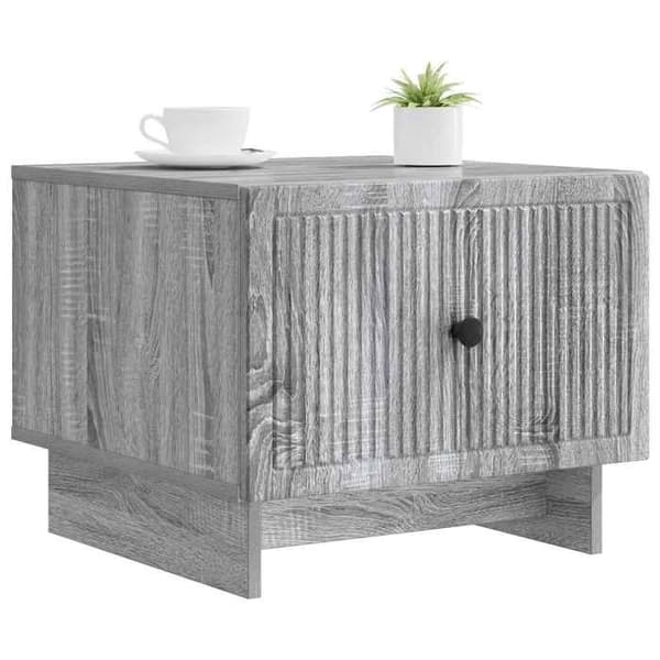Maison Exclusive - Soffbord Sonoma grå 49 x 50 x 40 cm Ingenjörsträ Sonoma grå