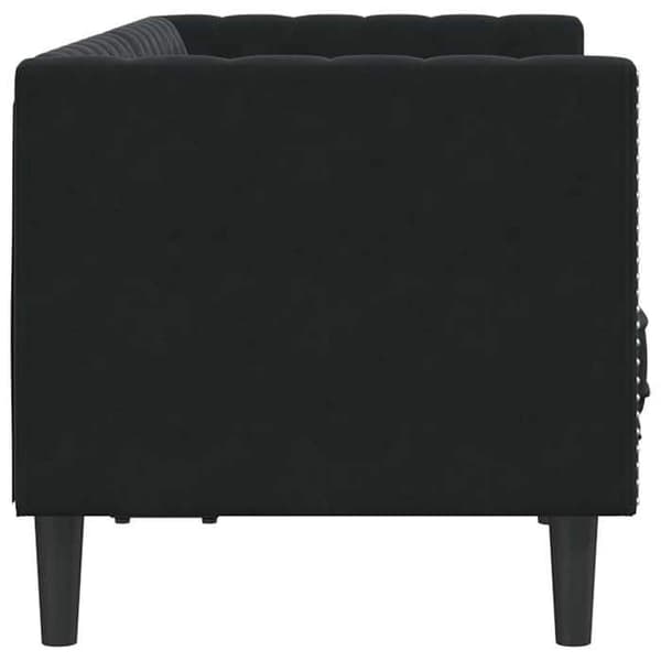 Maison Exclusive - Sort Sofa 174 x 74,5 x 70,5 cm Velour