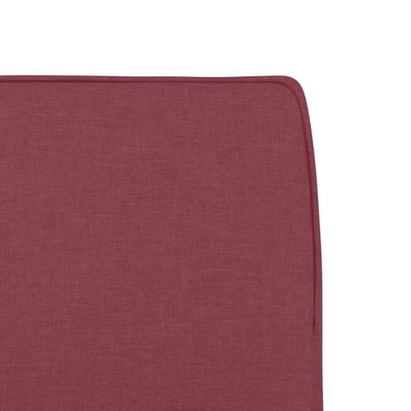 Maison Exclusive - Lang stol Rød bordeaux 52x75x76 cm Stof