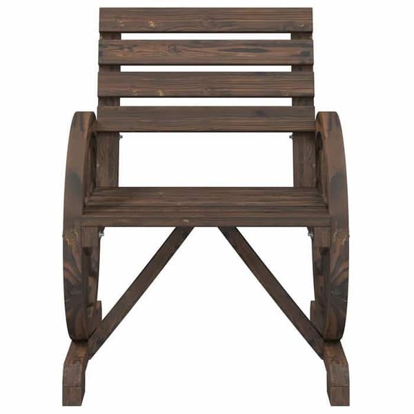 Maison Exclusive - Trädgårdsstolar i massivt granträ