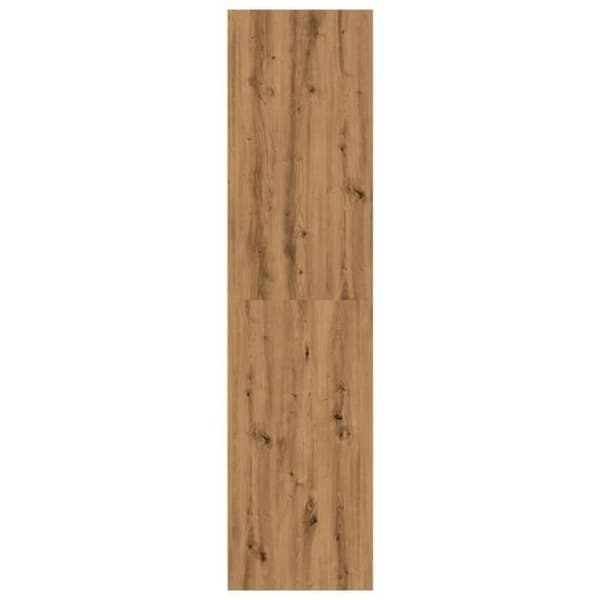 Maison Exclusive - Håndlavet egetræsgarderobe 30x50x200 cm ingeniørtræ Ek