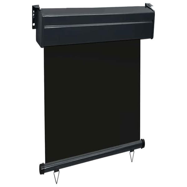 Maison Exclusive - Sideskærm til balkon 65x250 cm sort