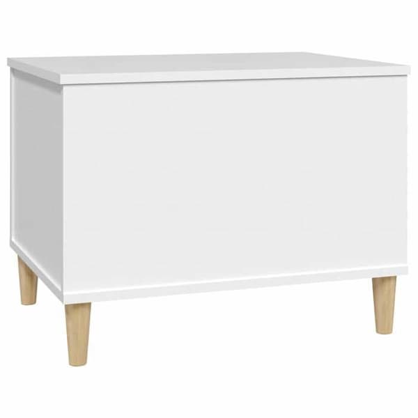 Maison Exclusive - Låg bord Vit 60x44,5x45 cm Ingenjörsträ Vit