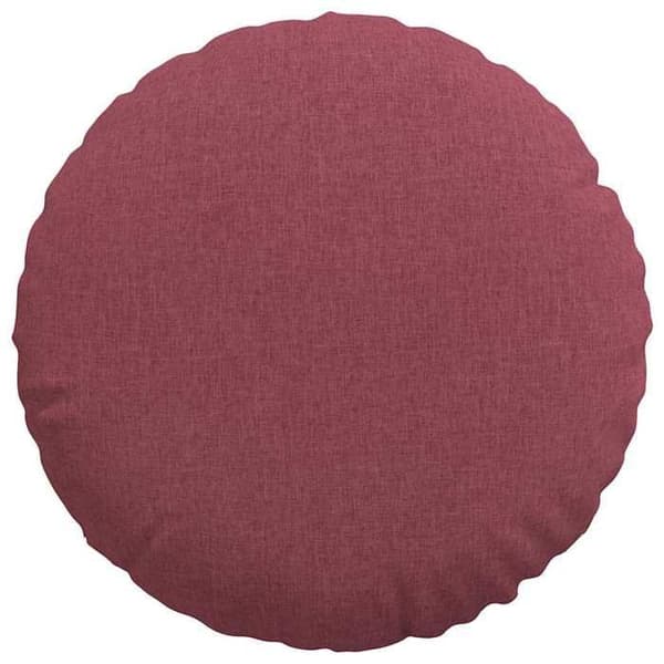 Maison Exclusive - Sittkuddar 2 st Tyg Bordeaux Ø60 x 21 cm Bordeaux