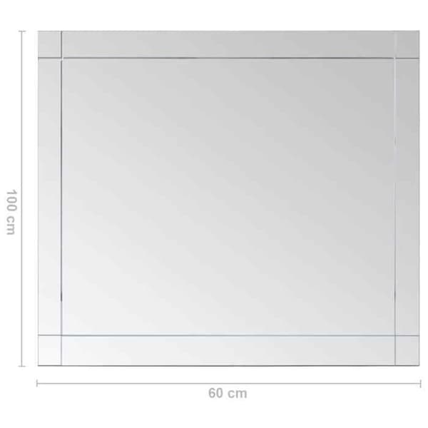 Maison Exclusive - Väggspegel 100x60 cm Glas