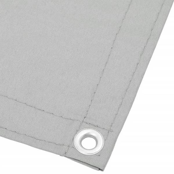 Maison Exclusive - Ljusgrå balkongskärm 75x600 cm 100% polyester oxford ljusgrått