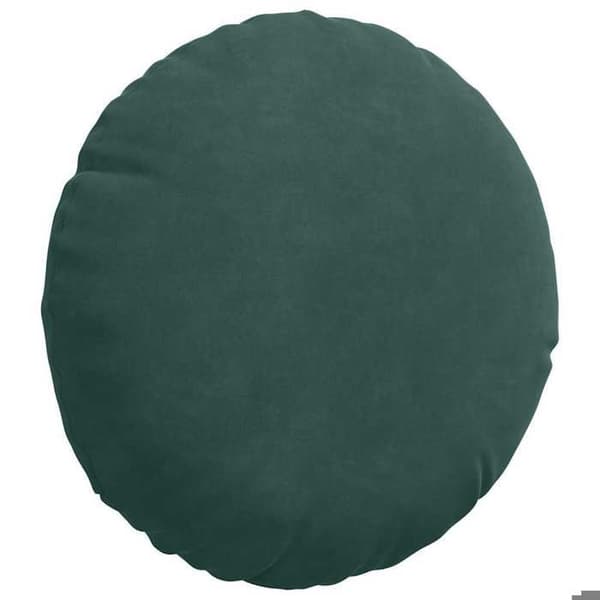 Maison Exclusive - Sittkuddar 2 st Sammet Mörkgrön Ø30 x 13 cm Mörkgrön