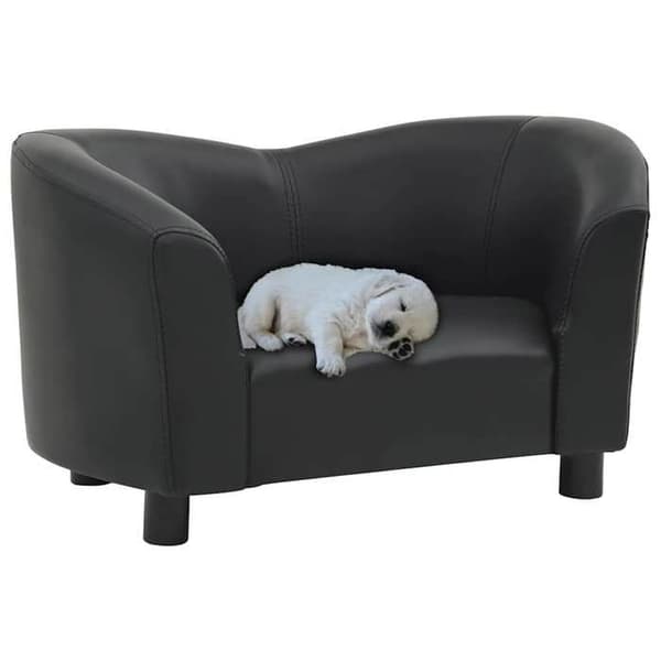 Maison Exclusive - Hundesofa Sort 67x41x39 cm Simililæder Svart