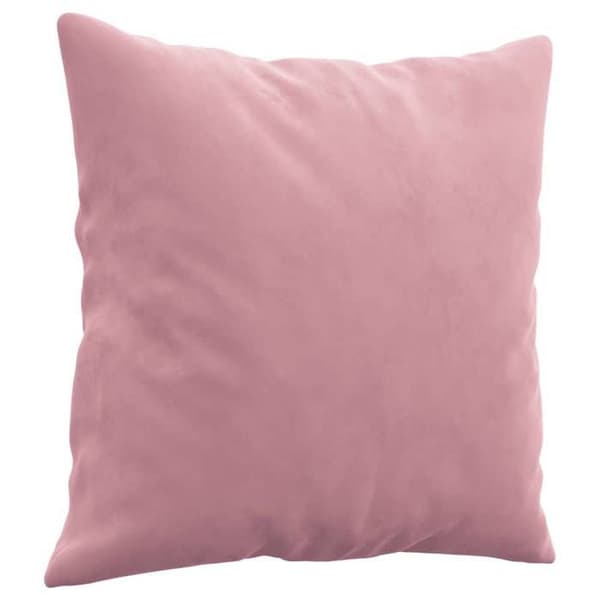 Maison Exclusive - Sæt af 2 sofaer med puder i lyserødt velour