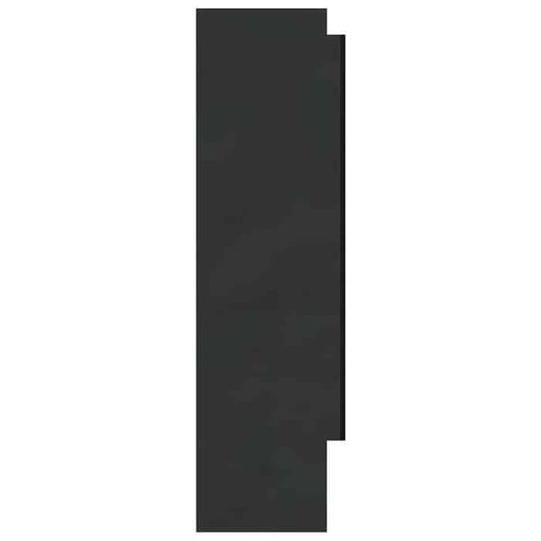 Maison Exclusive - Spegelskåp för badrum 80x15x60 cm MDF Svart blank