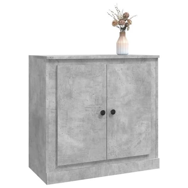 Maison Exclusive - Buffet grå beton 70x35,5x67,5 cm ingeniørtræ