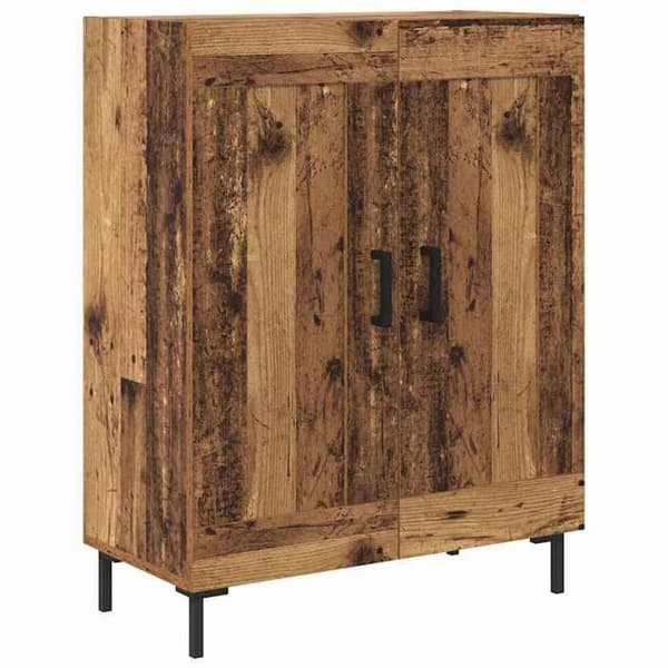 Maison Exclusive - Korkea Kaappi 2 kpl Vanha Puu 69,5 x 34 x 180 cm Ej specificerat