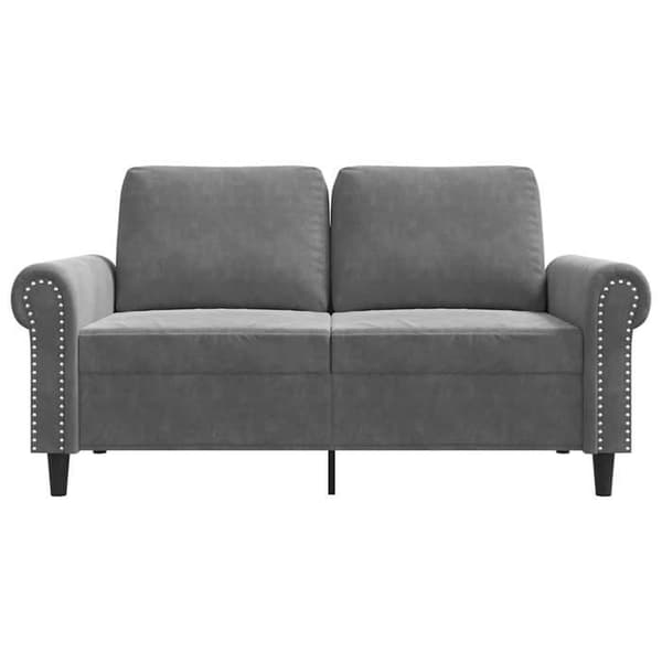 Maison Exclusive - 2-personers sofa i mørkegrå 120 cm velour