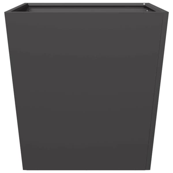 Maison Exclusive - Sort plantekasse 50x50x50 cm stål Svart