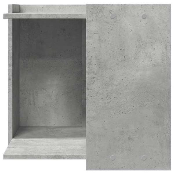 Møbel kattebakke - EKSKLUSIV HUS - 53 cm - Beton grå - Ingeniørtræ - Multifunktionel Betonggrå