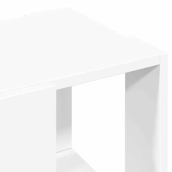 Maison Exclusive - Låg bord vit 32x32x30 cm ingenjörsträ