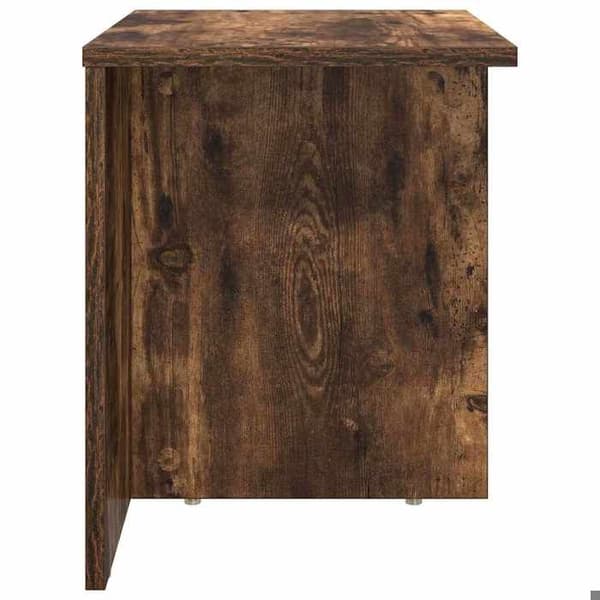 Maison Exclusive - Sidebord Røget eg 37 x 32 x 40 cm Ingeniørtræ