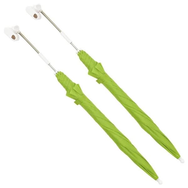Maison Exclusive - Campingstolar parasoller 2 st Grön 105 cm
