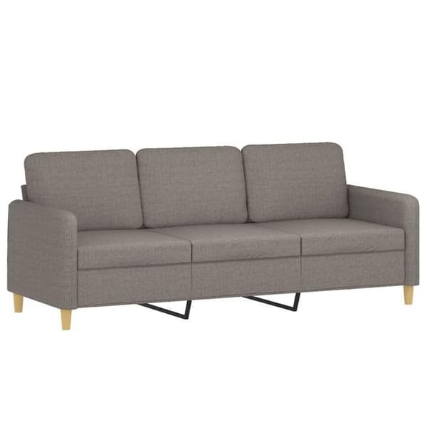 Maison Exclusive - 3 kpl:n sohvasetti tyynyillä, taupe kangas