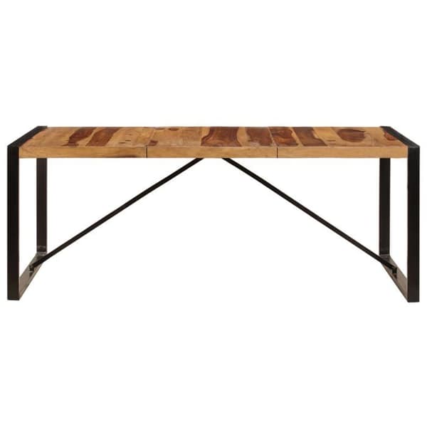 Maison Exclusive - Spisebord 200x100x75 cm Solid Sheeshamtræ
