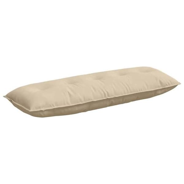 Maison Exclusive - Ryggkudde Creme 140 x 50 cm Mikrofiber