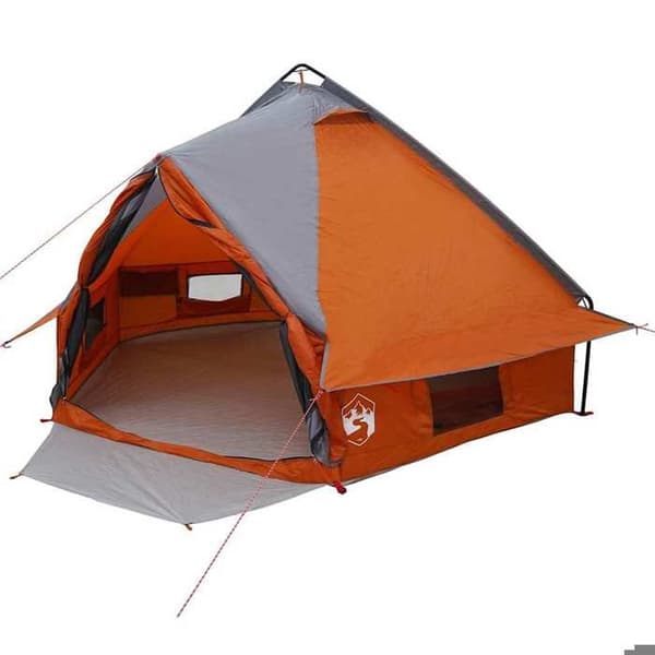 Maison Exclusive - Teepee Telt til 4 Personer Grå og Orange
