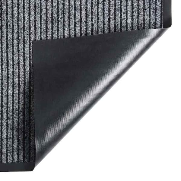 Maison Exclusive - Raidallinen harmaa matto 40x60 cm