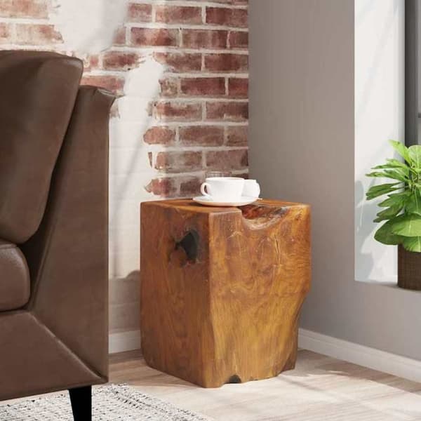 Maison Exclusive - Massiv teaktræ stool brun