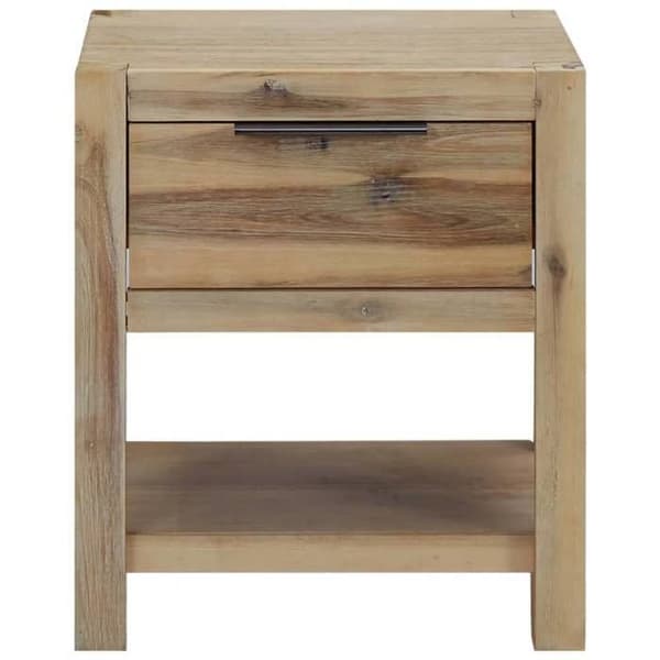 Maison Exclusive - Nattens bord med skuffe 40x30x48 cm Solid akacietræ