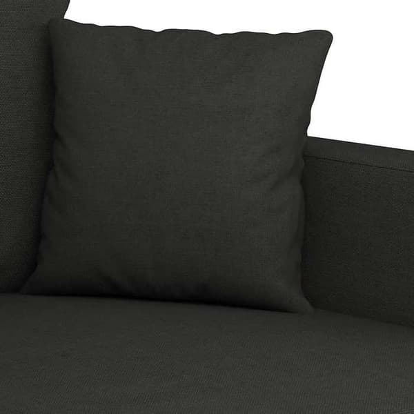 Maison Exclusive - Sæt af 2 sofaer med puder Sort Stof