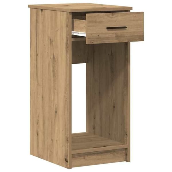 Computer stand - EKSKLUSIV HUS - Håndlavet model - Ingeniørtræ - 1 skuffe - 35x45x77 cm