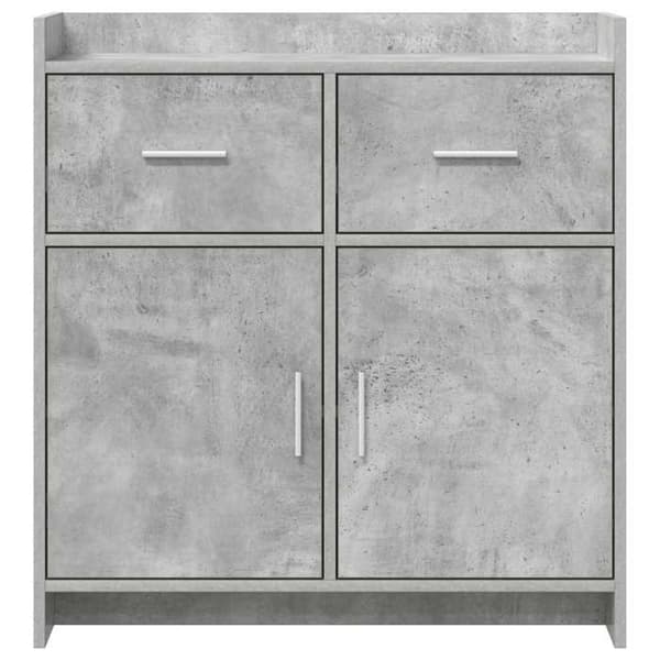 Maison Exclusive - Buffé Grå betong 75 x 36 x 80 cm Ingenjörsträ