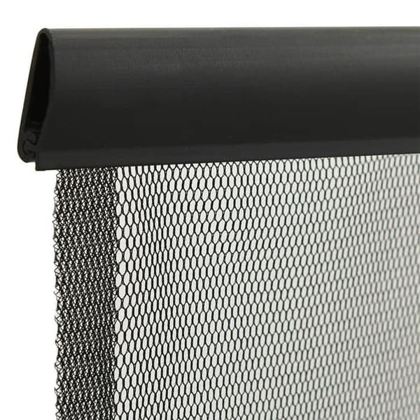 Dørmyggenet - Mesh gardin - 120 x 240 cm - Sæt af 5 - Sort