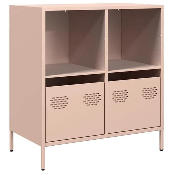 Maison Exclusive - Buffet rosa 68x39x73,5 cm koldvalset stål