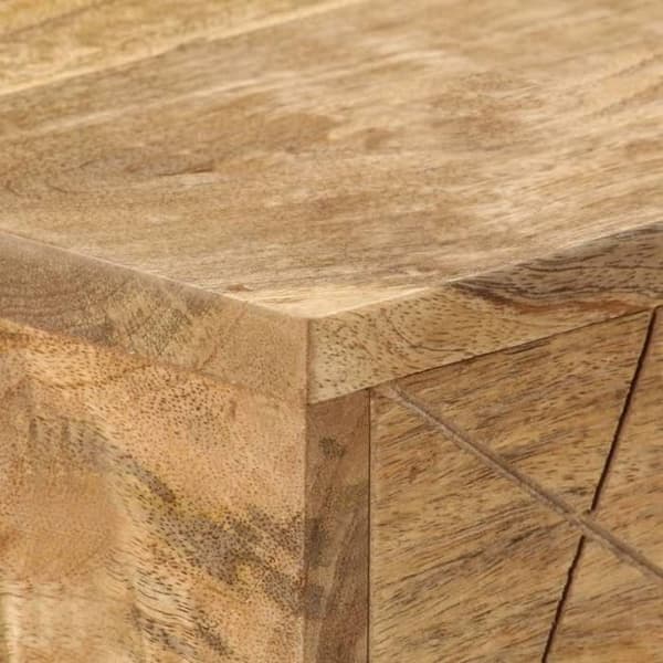 Maison Exclusive - Kontor med skuffer i solid mangotræ 110x50x76 cm